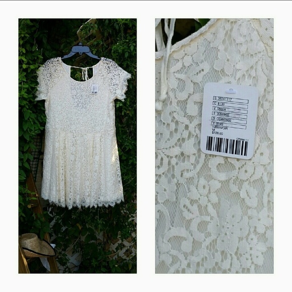 Free People ivory lace‎ Dress - Picture 1 of 1